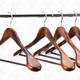 Royalhanger 6-Pack Extra Wide Shoulder Wooden Hangers, $18 with code 6ZKLOAP4